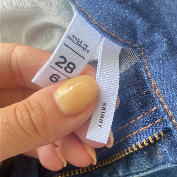 Loft Skinny Women's Blue Jeans - Picture 4 of 6